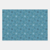 Ozeangeometrisch Nahtloses Muster Geschenkpapier Set (Vorderseite 3)