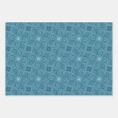 Ozeangeometrisch Nahtloses Muster Geschenkpapier Set (Vorderseite 2)