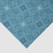 Ozeangeometrisch Nahtloses Muster Seidenpapier (Detail)