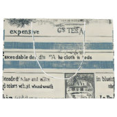 Ozeangetaschen mit Meeresdetails Inspiriert Große Geschenktüte (Rückseite)