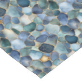 Ozeanglas in Gold Tischdecke (Schrägansicht)