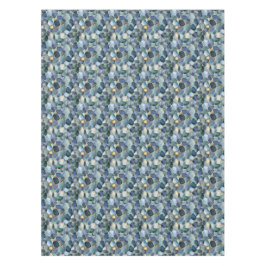 Ozeanglas in Gold Tischdecke