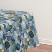 Ozeanglas in Gold Tischdecke (Beispiel)
