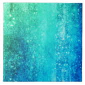 Ozeanglasur nr2 Farbverlauf blau-grün Fliese (Vorderseite)