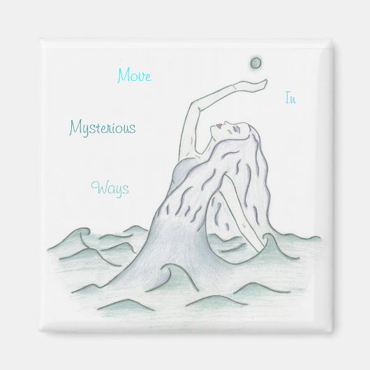 Ozeangöttin mit Mond Magnet (Vorne)