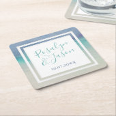 Ozeangrenze Rechteckiger Pappuntersetzer (angewinkelt)