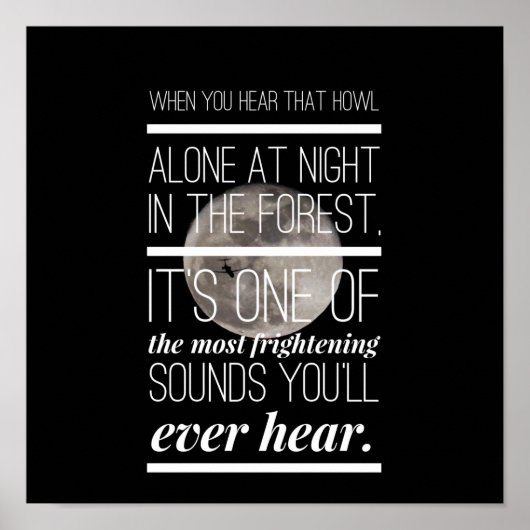 Ozeanhaie-Zitat Poster (Vorne)