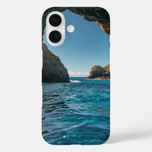 Ozeanhöhle Case-Mate iPhone Hülle (Rückseite)