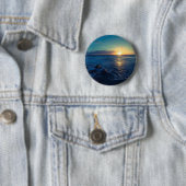 Ozeanhorizont Sonnenuntergang Button (Beispiel)