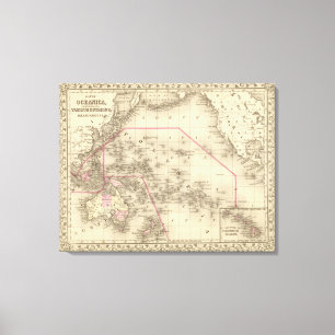 Ozeanica, Sandwich-Inseln Leinwanddruck