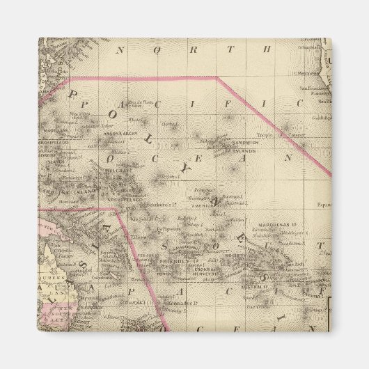 Ozeanica, Sandwich-Inseln Magnet (Vorne)