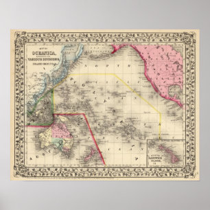 Ozeanica, Sandwich-Inseln Poster