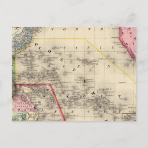 Ozeanica, Sandwich-Inseln Postkarte