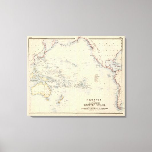 Ozeanien 2 leinwanddruck (Vorderseite)