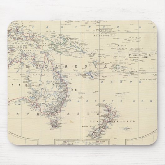 Ozeanien 2 mousepad (Vorne)