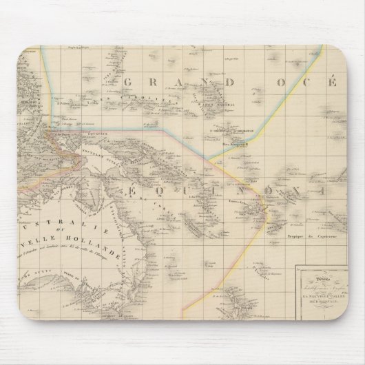 Ozeanien 3 mousepad (Vorne)