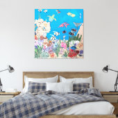 Ozeanien auf Leinwand (Insitu (Schlafzimmer))