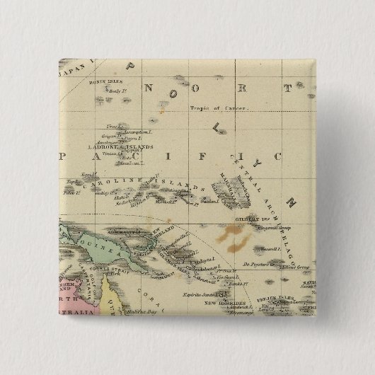 Ozeanien Button (Vorderseite)