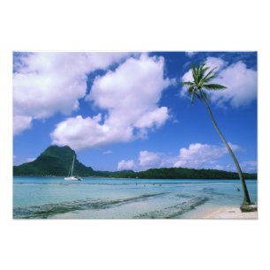 Ozeanien, Französisch-Polynesien, Tahiti. Ansicht Fotodruck