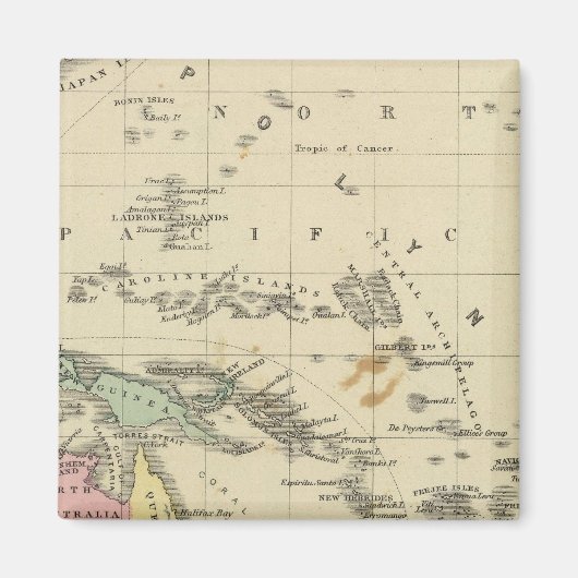 Ozeanien Magnet (Vorne)