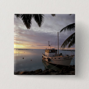 Ozeanien, Polynesien, Cookinseln, Aitutaki, Button