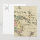 Ozeanien Postkarte (Vorne/Hinten)