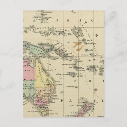 Ozeanien Postkarte (Vorderseite)