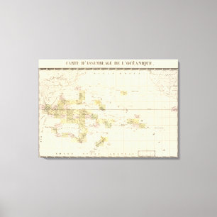 Ozeanienversammlung Leinwanddruck