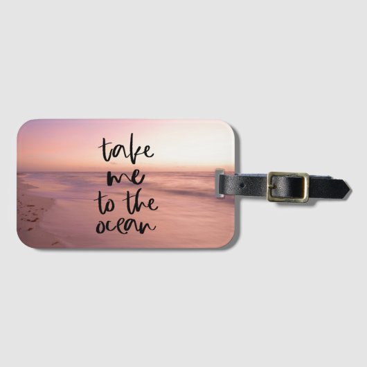 ozeanInspiriert Gepäckanhänger (Vorderseite (Horizontal))