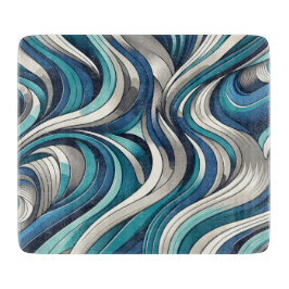 OzeanInspiriert Wellenmuster Schneidebrett