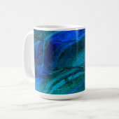 Ozeanisch geformter Stein Kaffeetasse (Vorderseite Links)