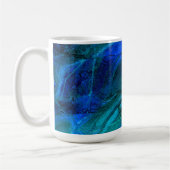Ozeanisch geformter Stein Kaffeetasse (Links)
