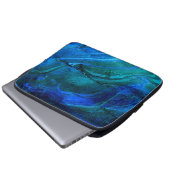 Ozeanisch geformter Stein Laptopschutzhülle (Vorne Knopf)