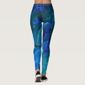 Ozeanisch geformter Stein  Leggings (Rückseite)