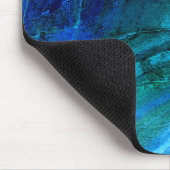 Ozeanisch geformter Stein  Mousepad (Ecke)