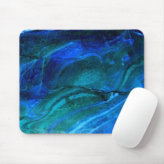 Ozeanisch geformter Stein  Mousepad (Mit Mouse)