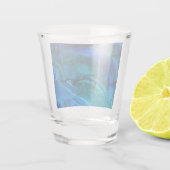 Ozeanisch geformter Stein Schnapsglas (Rückseite)