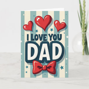 Ozeanisch Ich liebe dich Papa Karte