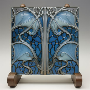Ozeanische Anmut Art Nouveau Keramikfliese