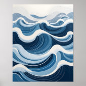 Ozeanische Harmonie: Eine serene Seascape Poster (Vorne)