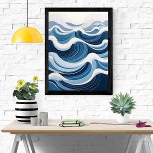 Ozeanische Harmonie: Eine serene Seascape Poster