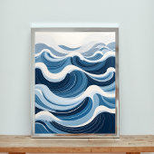 Ozeanische Harmonie: Eine serene Seascape Poster