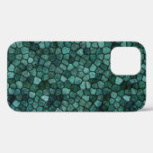 Ozeanische Mosaikkrusten-Textur abstraktes Muster Case-Mate iPhone Hülle (Rückseite (Horizontal))