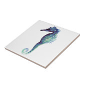 Ozeanische nautischSeepferde des blauen Fliese (Seite)