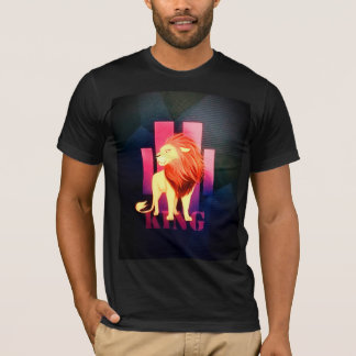 Ozeanische Wellen König Löwe(einzigartig) T-Shirt