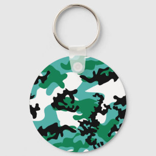 Ozeanischer Camouflage-Schlüsselanhänger Schlüsselanhänger