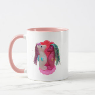Ozeanischer Nebel und Meeresrose der Kaffee Glimme Tasse