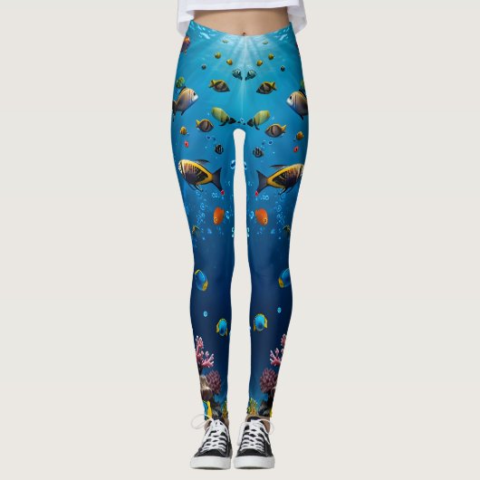 Ozeanität Leggings (Vorderseite)