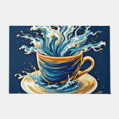 Ozeankaffee Fußmatte (Vorderseite)