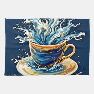 Ozeankaffee Geschirrtuch